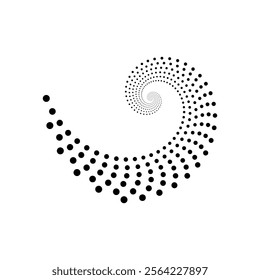 golden ration fibonacci pattern for logo icon background web graphic tattoo. vector illustration.