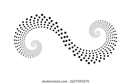golden ration fibonacci pattern for logo icon background web graphic tattoo. vector illustration.