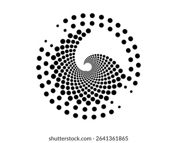 golden ration fibonacci pattern for logo icon background web graphic tattoo. vector illustration.