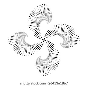 golden ration fibonacci pattern for logo icon background web graphic tattoo. vector illustration.