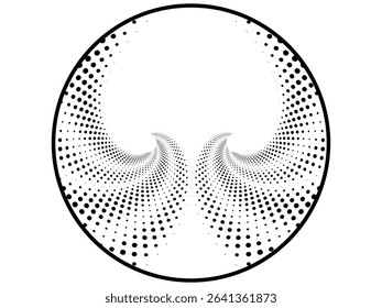 golden ration fibonacci pattern for logo icon background web graphic tattoo. vector illustration.