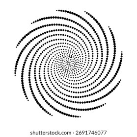 golden ration fibonacci pattern for logo icon background web graphic tattoo. vector illustration.