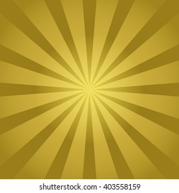 Golden rays background