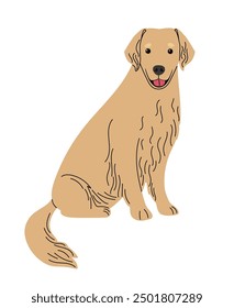 Golden retriever breed dog authors work