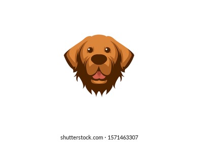 THE GOLDEN RETRIEVER DOG VECTOR