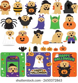 Golden Retriever Halloween Costumes and Fun