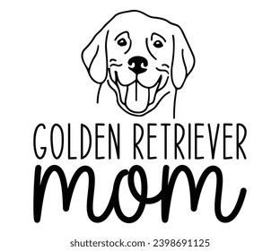 golden retriever mom Svg,Mom Life,Mother's Day,Stacked Mama,Boho Mama,wavy stacked letters,Girl Mom,Football Mom,Cool Mom,Cat Mom svg