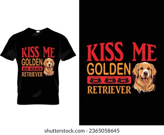 Golden retriever t shirt design