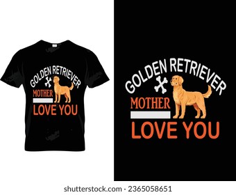 Golden retriever t shirt design