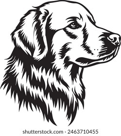 Golden Retriever Vektorgrafik Silhouette Illustration