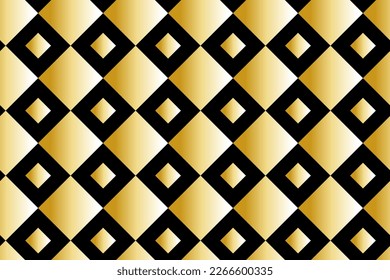 golden rhombus fashionable seamless vector pattern for design and decoration