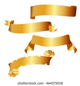 Golden ribbon set