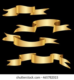 Golden ribbon set