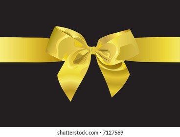 Golden Ribbon (vector). In the gallery also available XXL jpeg image made from this vector