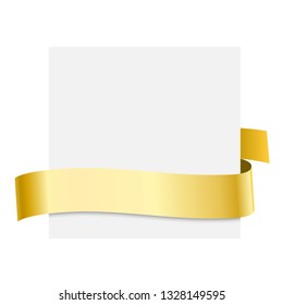 Golden Ribbons - Vector Elements for your design