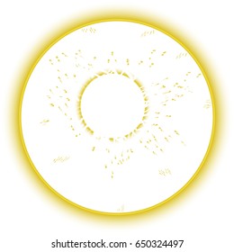 golden ring background