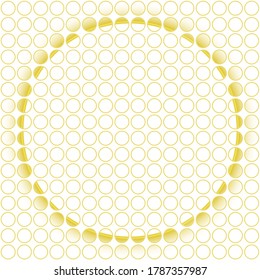 Golden ring frame texture backgroun
