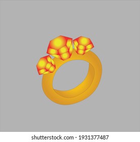 Goldring-Vektorgrafik