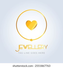 Golden ring, jewellery logo, jewellery shop logo, golden color, unique shape, sparkle diamond, unique logo, creative logo,  silver background
