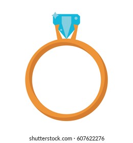 golden ring jewelry icon