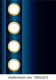 Golden rings background