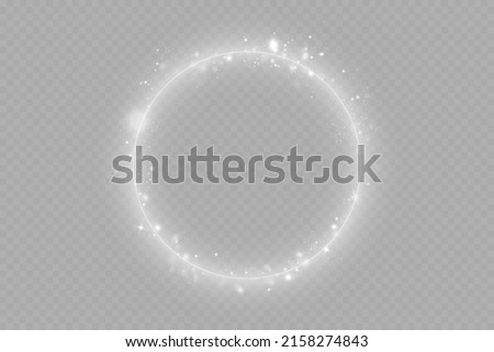 Golden ring.Vector luxury sparkling frame.Christmas decoration.