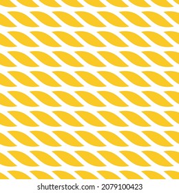 Goldenes Seil, nahtloses Schnittbild. Clipart-Bild