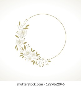 golden roses vector graphic design element