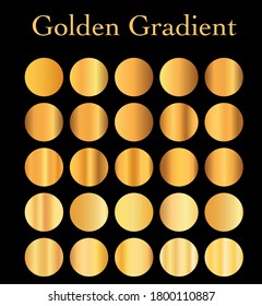 golden round gradient color variants