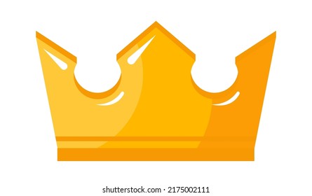 Golden Royal Crown. Vector illustration
