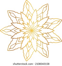 Golden and royal mandala art design, wedding, invitation, vintage, ornaments, circle, frame