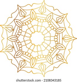 Golden and royal mandala art design, wedding, invitation, vintage, ornaments, circle, frame
