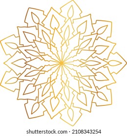 Golden and royal mandala art design, wedding, invitation, vintage, ornaments, circle, frame