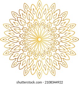 Golden and royal mandala art design, wedding, invitation, vintage, ornaments, circle, frame