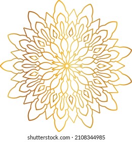 Golden and royal mandala art design, wedding, invitation, vintage, ornaments, circle, frame