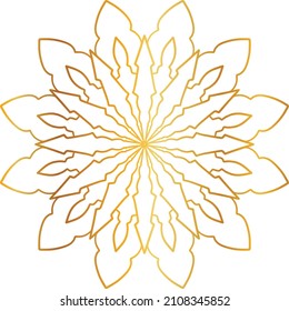 Golden and royal mandala art design, wedding, invitation, vintage, ornaments, circle, frame