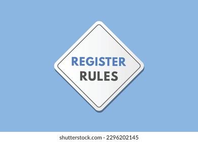 Golden rules text Button. Golden rules Sign Icon Label Sticker Web Buttons