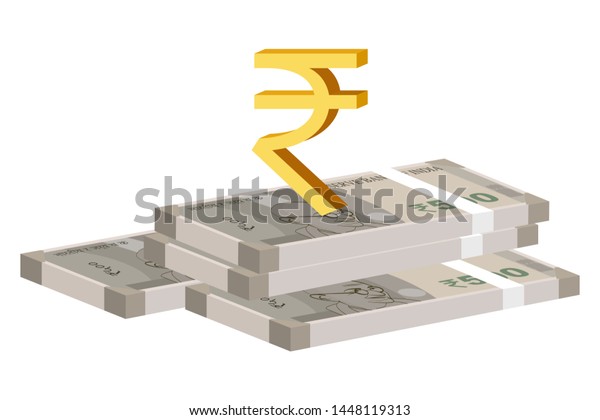 golden rupee sign symbol on top stock vector royalty free 1448119313 shutterstock