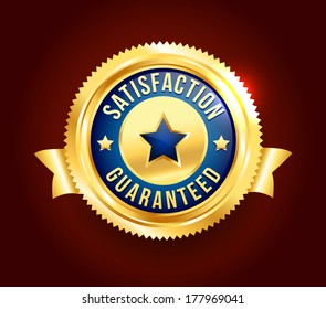 Golden Satisfaction Guaranteed Badge