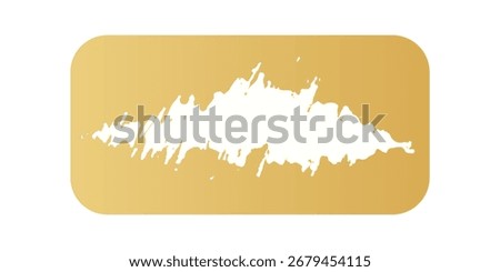 Golden scratch card surface with scraped texture. Shiny metallic scratchcard, lotto winner, money prize or sale coupon template isolated on white background. Eps10