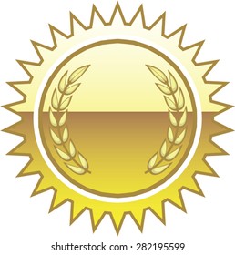 Golden Seal Vector