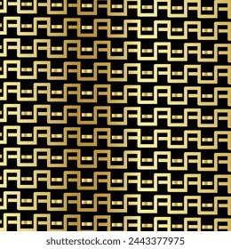 Golden Seamless geometric pattern. Abstract background.