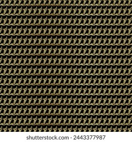 Golden Seamless geometric pattern. Abstract background.