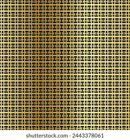 Goldenes nahtloses geometrisches Muster. Abstrakter Hintergrund.