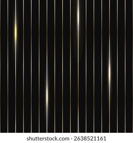 Golden seamless ornamental luxury geometric stiped pattern - art deco rich design. Repeatable elegant royal background with vertical shiny lines. Symmetry endless print
