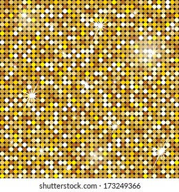 Golden seamless pattern 