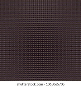 Golden seamless pattern. Modern stylish gold texture and geometric pattern with squares, triangles and hexagons. Repeating goldish tiles with overlapping leaner shapes. Vector.