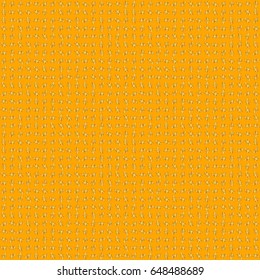 Golden seamless pattern for prints or digital. Abstract vector dynamic rippled surface, illusion of movement, curvature on a yellow background.