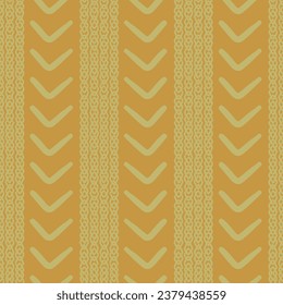Golden seamless texture with metallic yellow details. Abstract repeat pattern with diamond shapes arranged in elegant chains on a gold background. Suitable for fabric, home decor, outdoor, wallpaper.