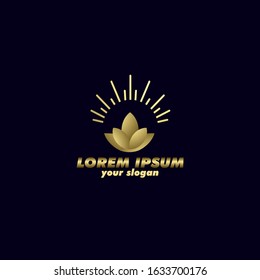golden seed logo icon for farming and agriculture company